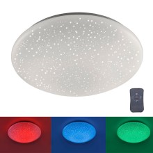 Leuchten Direkt 14242-16 - LED RGB Dimmable φωτιστικό οροφής SKYLER LED/18W/230V + τηλεχειριστήριο