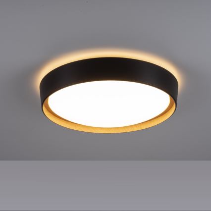 Leuchten Direkt 14347-18 - LED Dimmable φωτιστικό EMILIA LED/28,8W/230V μαύρο