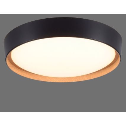 Leuchten Direkt 14347-18 - LED Dimmable φωτιστικό EMILIA LED/28,8W/230V μαύρο