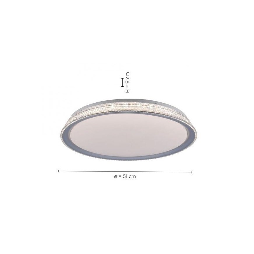 Leuchten Direkt 14359-21 - LED Dimmable φωτιστικό οροφής KARI LED/36W/230V