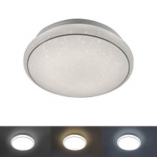 Leuchten Direkt 14362-16 - Φωτιστικό οροφής LED JUPITER LED/17W/230V 3000/4000/5000K