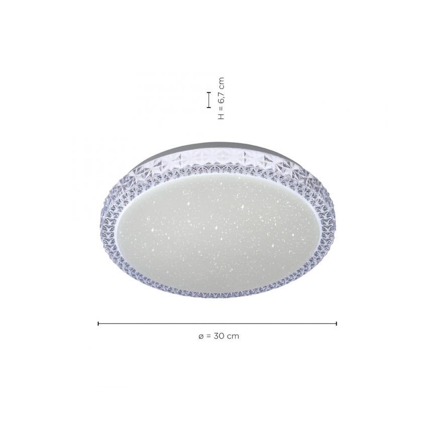 Leuchten Direkt 14370-00 - LED Dimmable φωτιστικό οροφής FRIDA LED/12W/230V