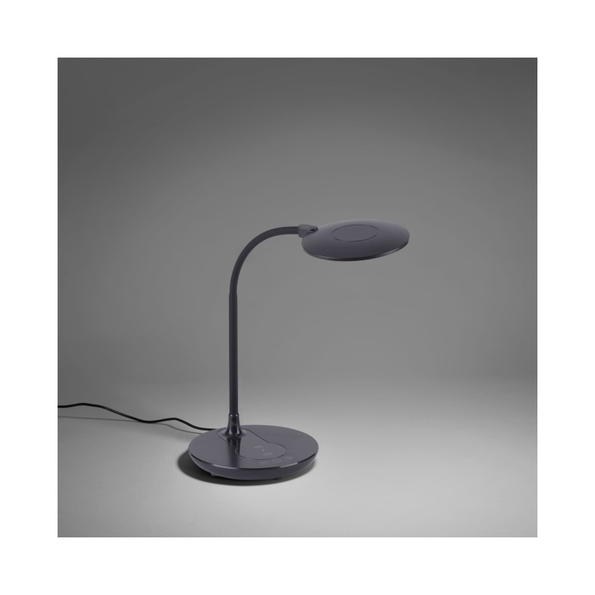 Leuchten Direkt 14416-18 - LED Dimmable επιτραπέζια λάμπα αφής με ασύρματη φόρτιση ASTRID LED/5W/230V 3000/4000/5500K + USB