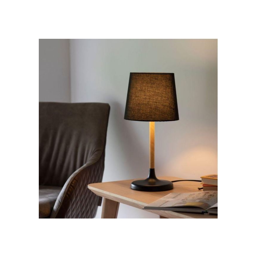 Leuchten Direkt 14423-18 - Επιτραπέζια λάμπα NIMA 1xE14/40W/230V μαύρο