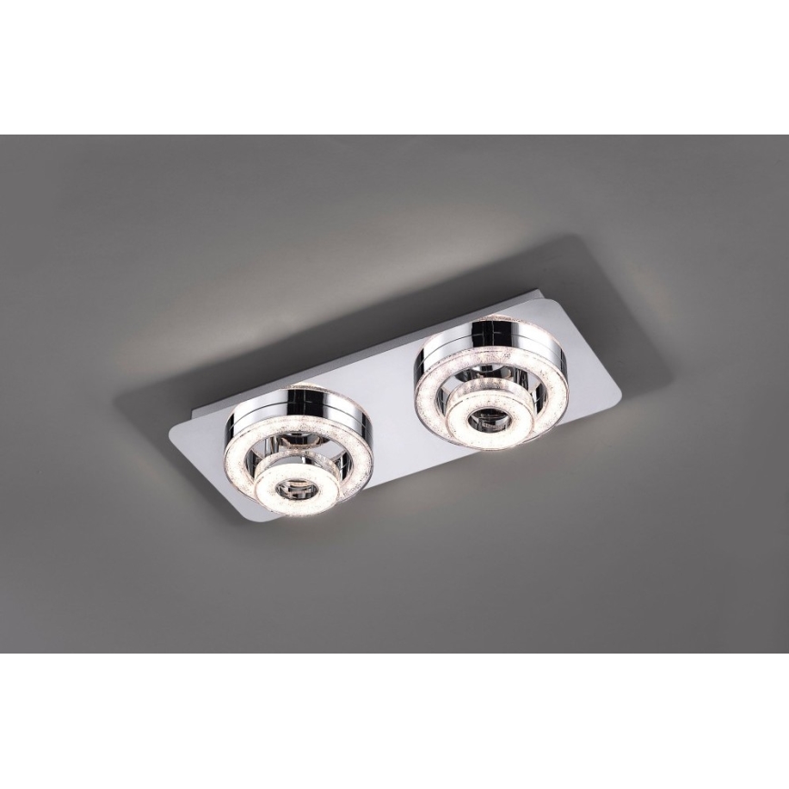 Leuchten Direkt 14521-17 - LED Φωτιστικό οροφής TIM 2xLED/2,8W/230V + 2xLED/3,1W