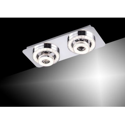 Leuchten Direkt 14521-17 - LED Φωτιστικό οροφής TIM 2xLED/2,8W/230V + 2xLED/3,1W