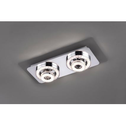 Leuchten Direkt 14521-17 - LED Φωτιστικό οροφής TIM 2xLED/2,8W/230V + 2xLED/3,1W