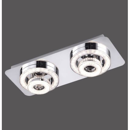 Leuchten Direkt 14521-17 - LED Φωτιστικό οροφής TIM 2xLED/2,8W/230V + 2xLED/3,1W