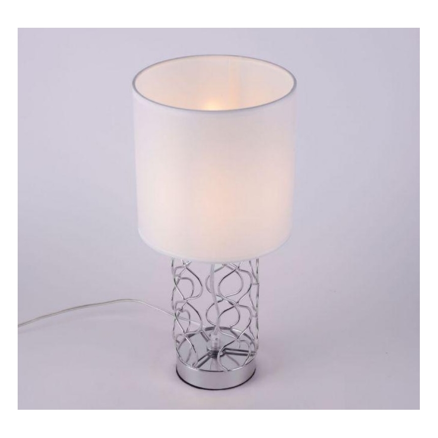 Leuchten Direkt 14615-55 - Επιτραπέζια λάμπα DEVA 1xE14/40W/230V ματ χρώμιο