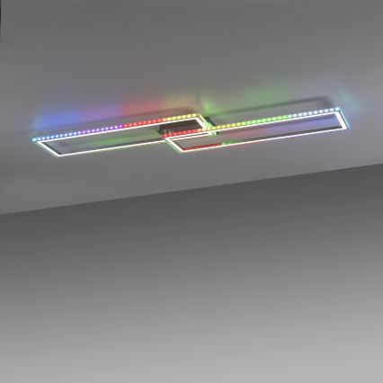 Leuchten Direkt 14635-55 - Ρυθμιζόμενο φωτιστικό οροφής LED RGB FELIX LED/34,5W/230V με τηλεχειριστήριο