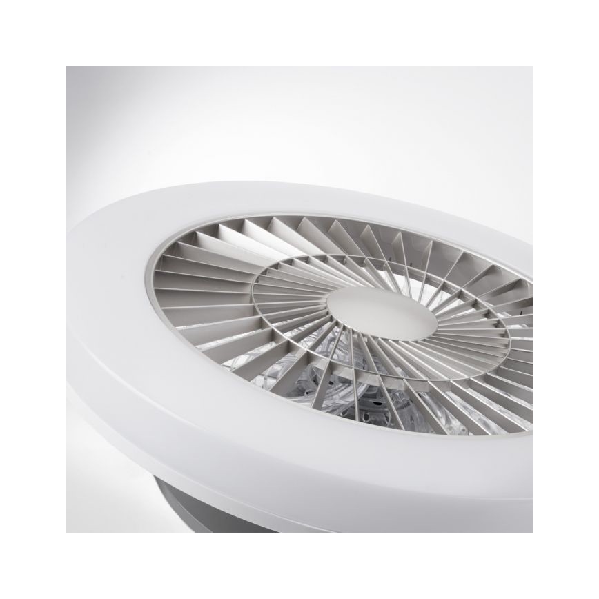 Leuchten Direkt 14645-55 - Φωτιστικό LED με ανεμιστήρα LEONARD LED/27W/230V