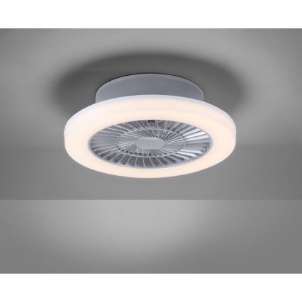 Leuchten Direkt 14645-55 - Φωτιστικό LED με ανεμιστήρα LEONARD LED/27W/230V