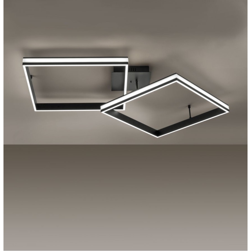 Leuchten Direkt 14700-18 - LED Dimmable πλαφονιέρα πολύφωτο ELIS 2xLED/19W/230V + τηλεχειριστήριο