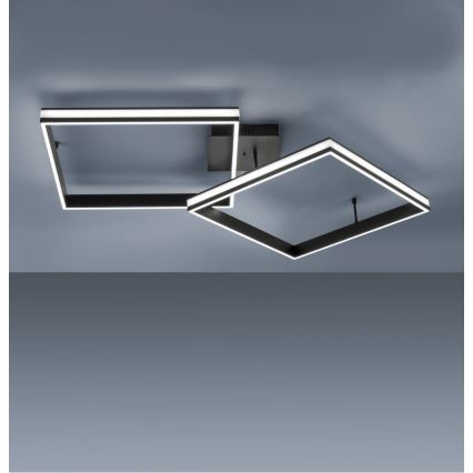 Leuchten Direkt 14700-18 - LED Dimmable πλαφονιέρα πολύφωτο ELIS 2xLED/19W/230V + τηλεχειριστήριο