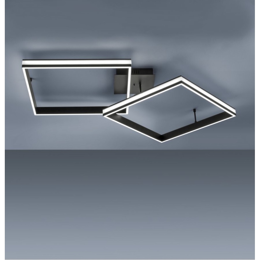 Leuchten Direkt 14700-18 - LED Dimmable πλαφονιέρα πολύφωτο ELIS 2xLED/19W/230V + τηλεχειριστήριο