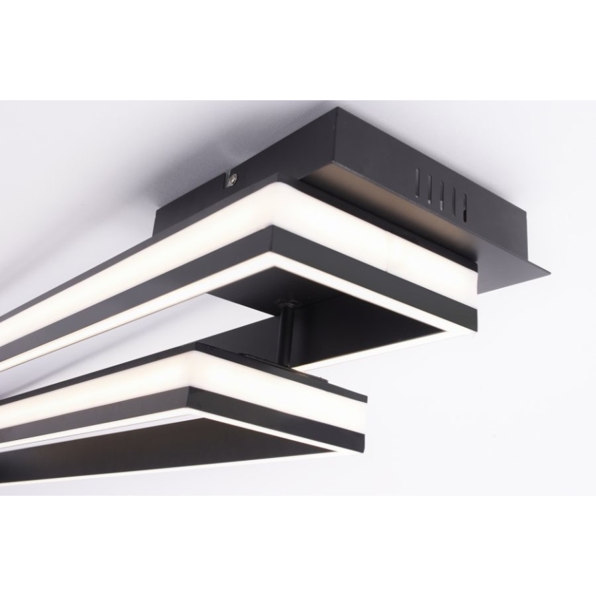 Leuchten Direkt 14701-18 - LED Dimmable πλαφονιέρα οροφής ELIS 2xLED/19W/230V + τηλεχειριστήριο