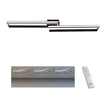 Leuchten Direkt 14701-18 - LED Dimmable πλαφονιέρα οροφής ELIS 2xLED/19W/230V + τηλεχειριστήριο