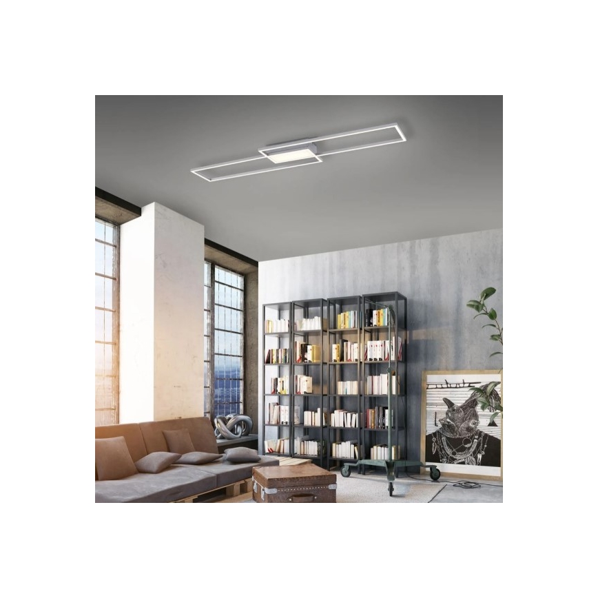 Leuchten Direkt 14711-55 - LED Dimmable φωτιστικό οροφής ASMIN LED/42W/230V 3000-5000K + τηλεχειριστήριο