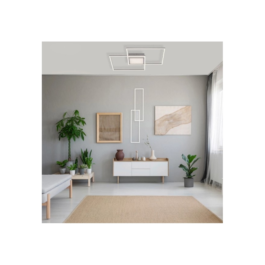 Leuchten Direkt 14711-55 - LED Dimmable φωτιστικό οροφής ASMIN LED/42W/230V 3000-5000K + τηλεχειριστήριο