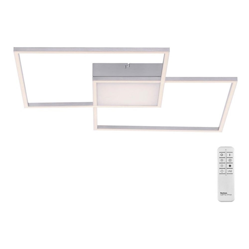 Leuchten Direkt 14712-55-LED Dimmable πλαφονιέρα οροφής ASMIN LED/42W/230V 3000-5000K + τηλεχειριστήριο