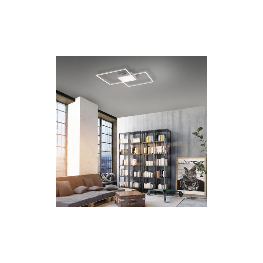 Leuchten Direkt 14712-55-LED Dimmable πλαφονιέρα οροφής ASMIN LED/42W/230V 3000-5000K + τηλεχειριστήριο