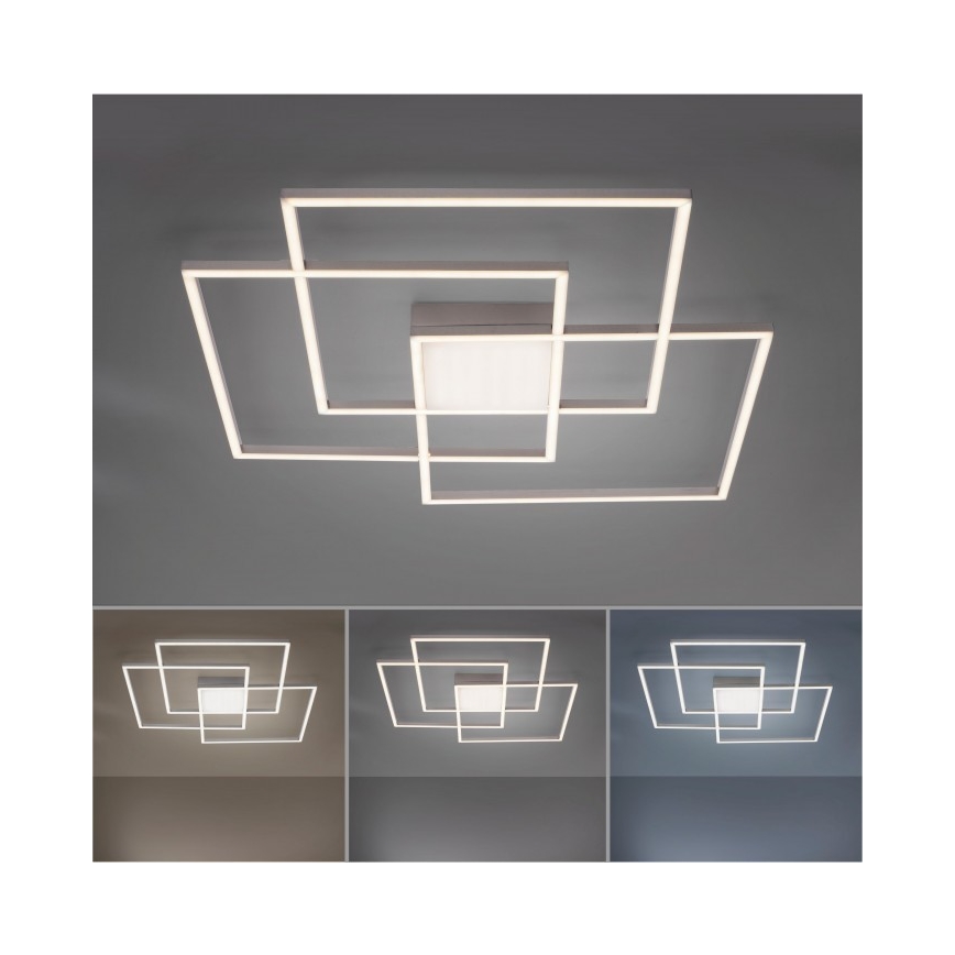Leuchten Direkt 14713-55 - LED Dimmable πλαφονιέρα οροφής ASMIN LED/45W/230V 3000-5000K + τηλεχειριστήριο