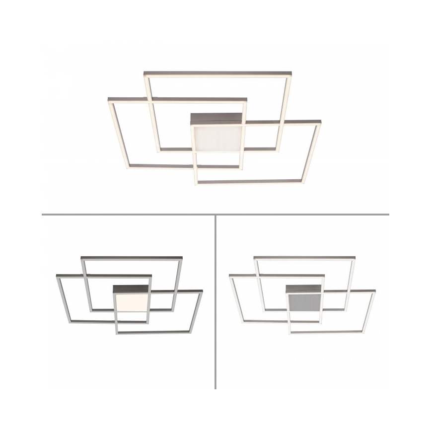 Leuchten Direkt 14713-55 - LED Dimmable πλαφονιέρα οροφής ASMIN LED/45W/230V 3000-5000K + τηλεχειριστήριο