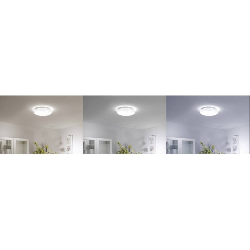 Leuchten Direkt 14742-16 - LED RGB Dimmable φωτιστικό οροφής JUPI LOLASMART LED/18W/230V Tuya 2700-5000K + τηλεχειριστήριο