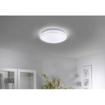 Leuchten Direkt 14743-16 - LED RGB Dimmable φωτιστικό οροφής JUPI LED/28W/230V Tuya 2700-5000K + τηλεχειριστήριο