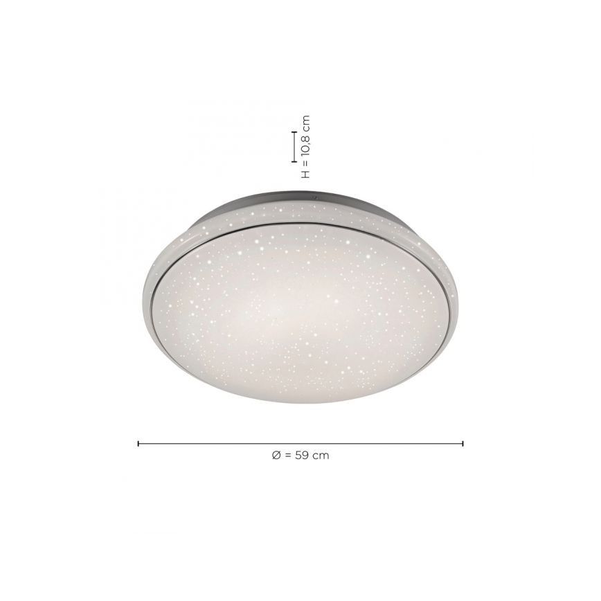 Leuchten Direkt 14744-16 - LED RGB Dimmable φωτιστικό οροφής JUPI LOLASMART LED/32W/230V + τηλεχειριστήριο