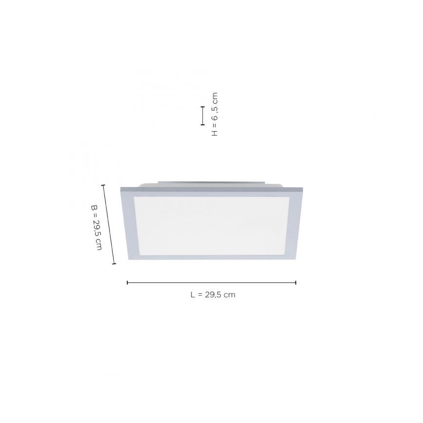 Leuchten Direkt 14750-21 - LED Φωτιστικό οροφής FLAT LED/12W/230V