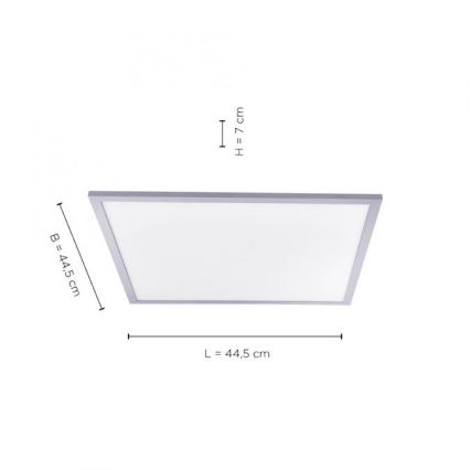 Leuchten Direkt 14752-21 - LED Φωτιστικό οροφής FLAT LED/17W/230V