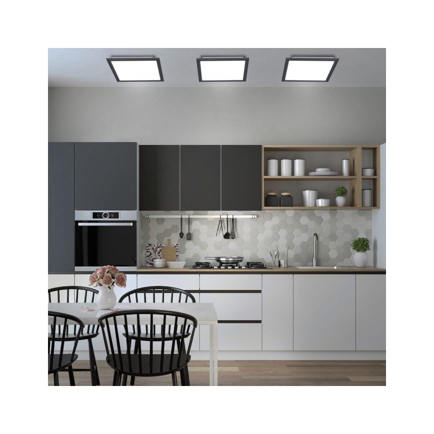 Leuchten Direkt 14754-18- LED ρυθμιζόμενο φωτιστικό οροφής FLAT LED/20W/230V 2700K-5000K + τηλεχειριστήριο