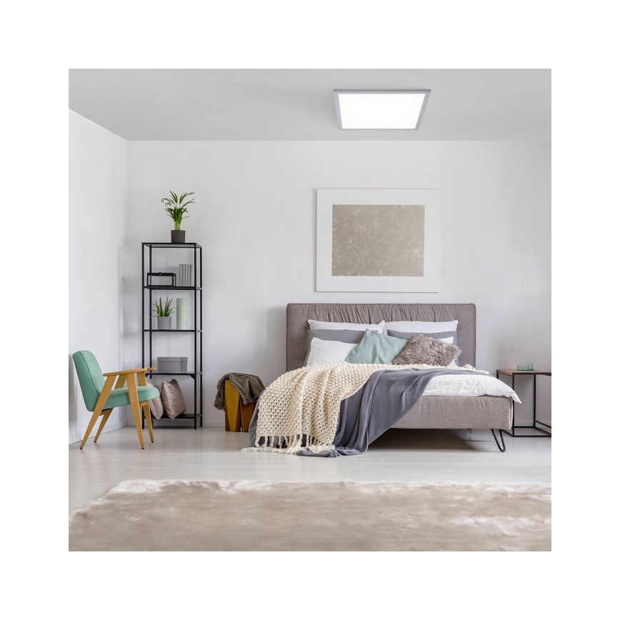 Leuchten Direkt 14754-21- LED Dimmable φωτιστικό οροφής FLAT LED/20W/230V 2700K-5000K + τηλεχειριστήριο