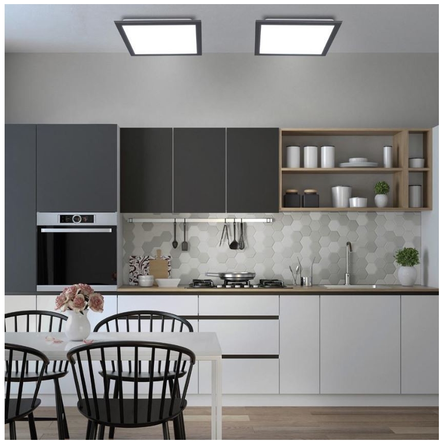 Leuchten Direkt 14755-18 - LED Dimmable φωτιστικό οροφής FLAT LED/28W/230V 2700-5000 + τηλεχειριστήριο