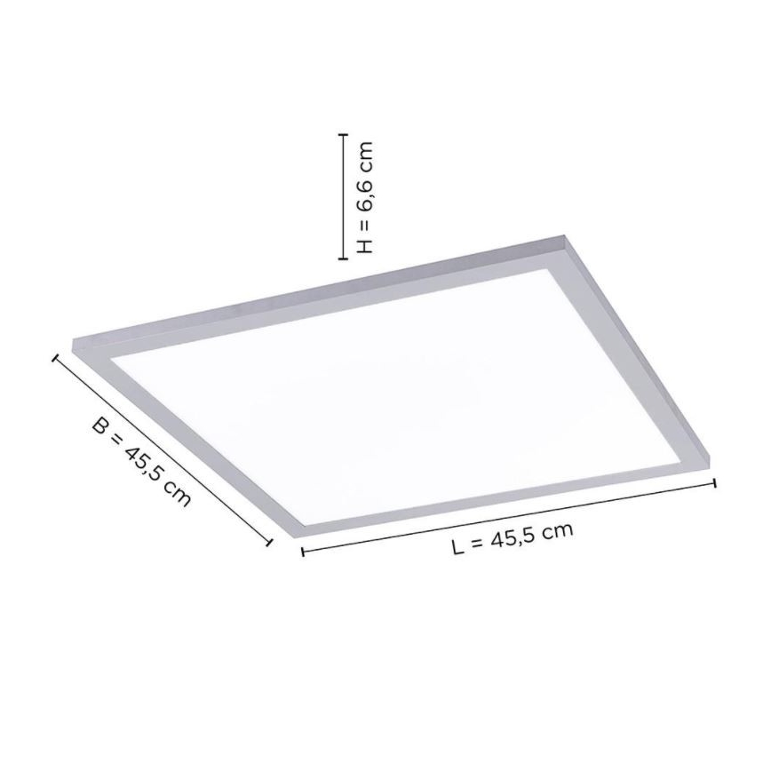 Leuchten Direkt 14755-21- LED Dimmable φωτιστικό οροφής FLAT LED/28W/230V 2700-5000K + τηλεχειριστήριο