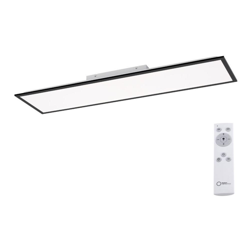 Leuchten Direkt 14757-18 - LED Dimmable πλαφονιέρα πάνελ FLAT LED/36W/230V 2700-5000K black + τηλεχειριστήριο