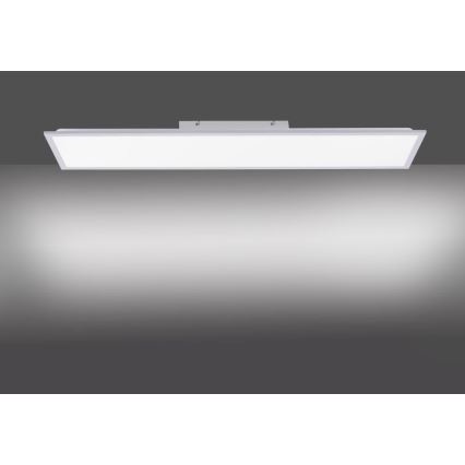 Leuchten Direkt 14757-21- LED Dimmable πάνελ πλαφονιέρα FLAT LED/36W/230V 2700-5000K silver + τηλεχειριστήριο