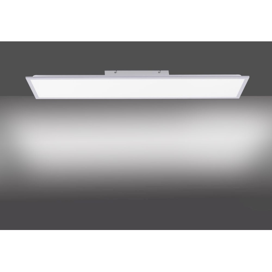 Leuchten Direkt 14757-21- LED Dimmable πάνελ πλαφονιέρα FLAT LED/36W/230V 2700-5000K silver + τηλεχειριστήριο