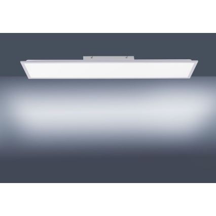 Leuchten Direkt 14757-21- LED Dimmable πάνελ πλαφονιέρα FLAT LED/36W/230V 2700-5000K silver + τηλεχειριστήριο