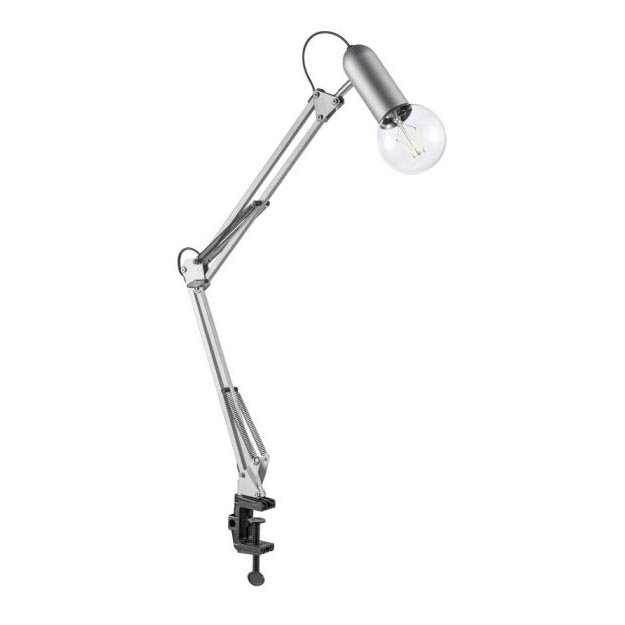 Leuchten Direkt 14773-55 - Eπιτραπέζια λάμπα με κλιπ TURN ME 1xE27/60W/230V ματ χρώμιο