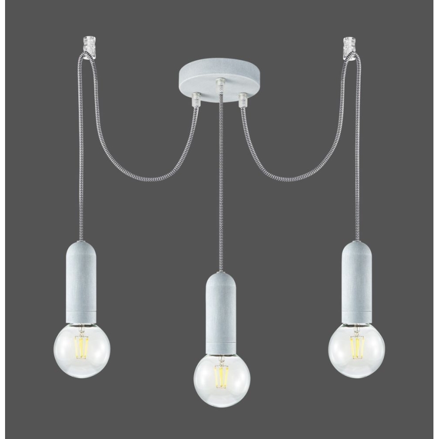 Leuchten Direkt 14776-22 - Κρεμαστό φωτιστικό οροφής TURN ME 3xE27/60W/230V spider