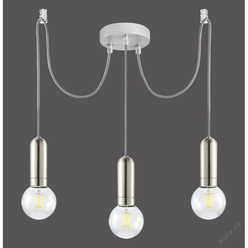 Leuchten Direkt 14776-55 - Κρεμαστό φωτιστικό οροφής TURN ME 3xE27/60W/230V spider