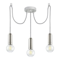 Leuchten Direkt 14776-55 - Κρεμαστό φωτιστικό οροφής TURN ME 3xE27/60W/230V spider