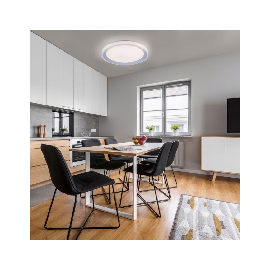 Leuchten Direkt 15110-21 - LED RGB Dimmable φωτιστικό οροφής LENI LOLASMART LED/40W/230V + τηλεχειριστήριο