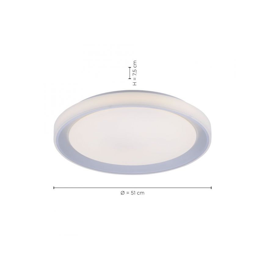 Leuchten Direkt 15110-21 - LED RGB Dimmable φωτιστικό οροφής LENI LOLASMART LED/40W/230V + τηλεχειριστήριο
