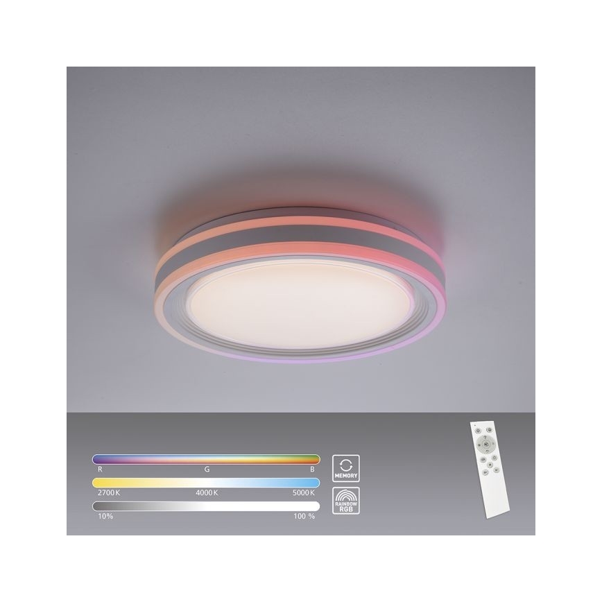 Leuchten Direkt 15152-16 - Φωτιστικό οροφής LED RGBW Dimmable SPHERIC LED/18W/230V + τηλεχειριστήριο