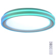 Leuchten Direkt 15154-16-LED RGB Dimmable φωτιστικό οροφής EDGING 39W/230V