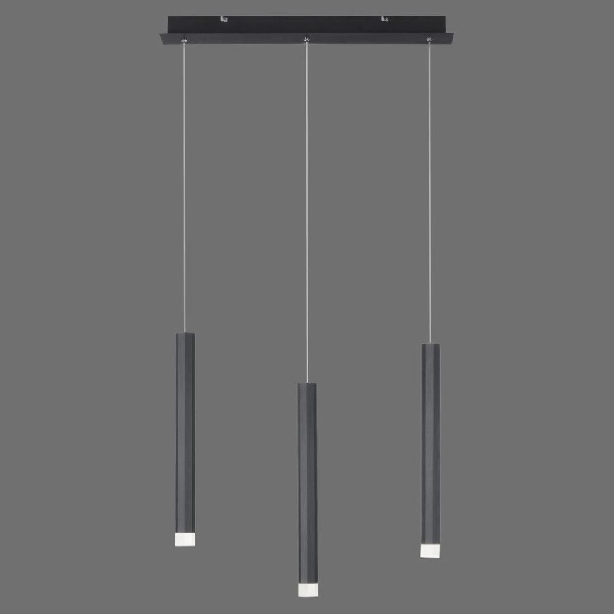 Leuchten Direkt 15203-18 - LED Πολύφωτο ράγα 3xLED/4,8W/230V μαύρο