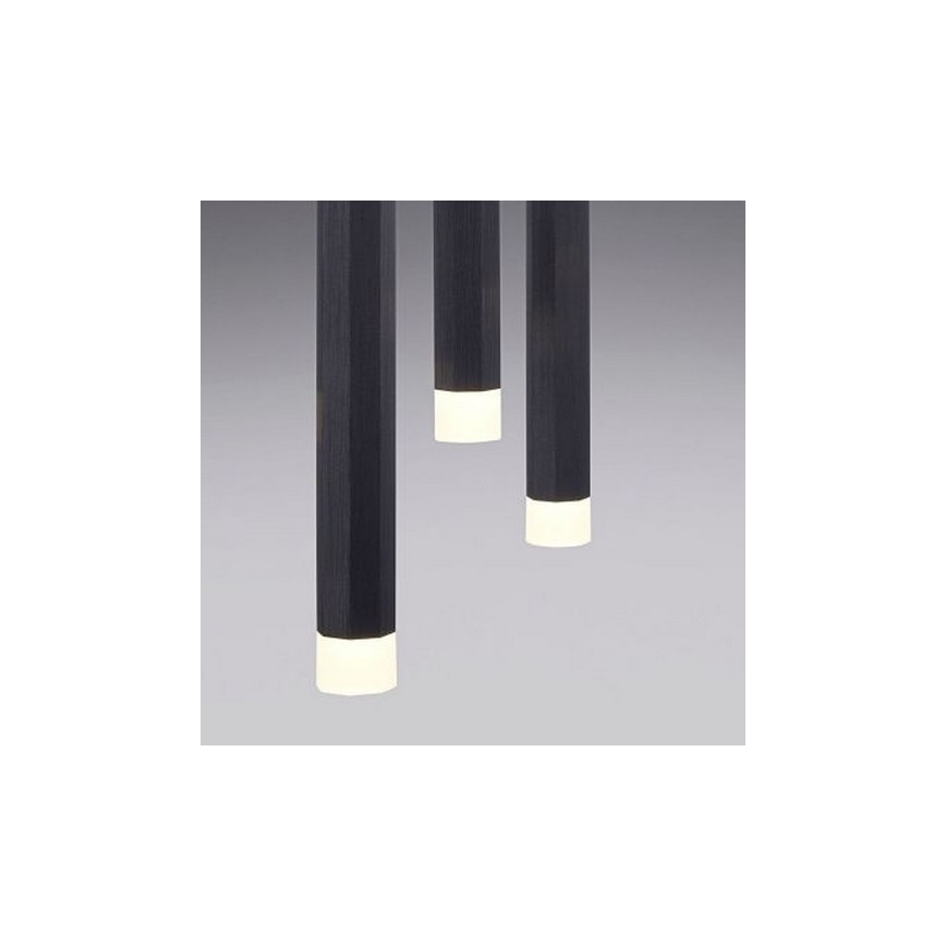 Leuchten Direkt 15205-18 - LED Πολύφωτο κρεμαστό ράγα BRUNO 5xLED/4,8W/230V μαύρο